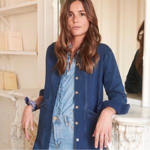 Sezane Will Jacket - Indigo